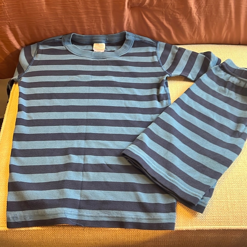 Hanna Andersson striped short pajama set